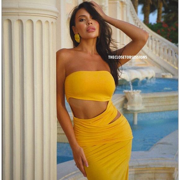 ZARA BLOGGER FAVE!!! Strapless Fitted Long Dress NWT LAST ONE!!! - Picture 11 of 16